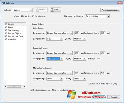 Skærmbillede Adobe Acrobat Pro DC Windows 7