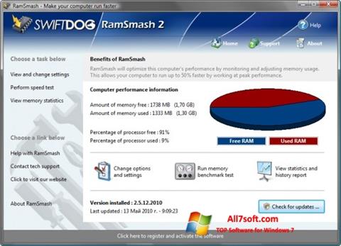 Skærmbillede RamSmash Windows 7