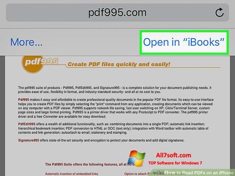 Skærmbillede Pdf995 Windows 7