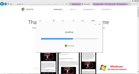 Skærmbillede Google Chrome Offline Installer Windows 7