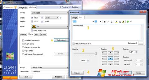 Skærmbillede Light Image Resizer Windows 7