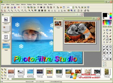 Skærmbillede PhotoFiltre Windows 7