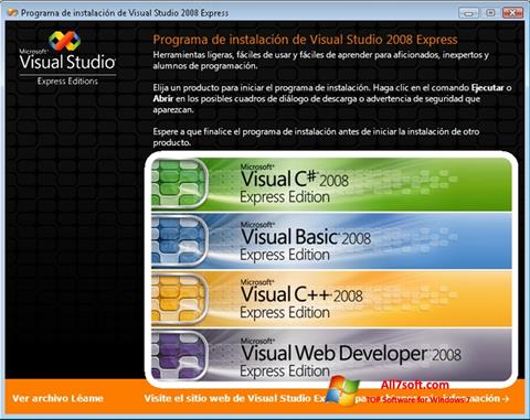 Skærmbillede Microsoft Visual Studio Windows 7