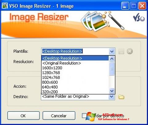 Skærmbillede VSO Image Resizer Windows 7