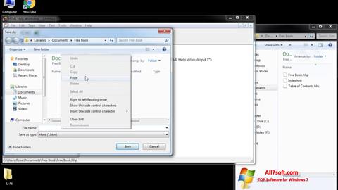 Skærmbillede HTML Help Workshop Windows 7