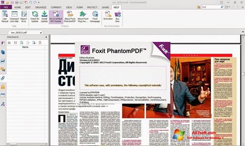 Skærmbillede Foxit Phantom Windows 7