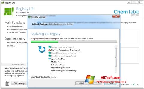 Skærmbillede Registry Life Windows 7