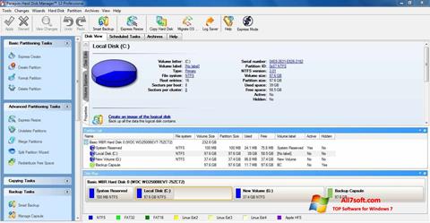 Skærmbillede Paragon Hard Disk Manager Windows 7