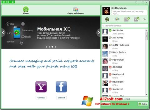 Skærmbillede ICQ Windows 7