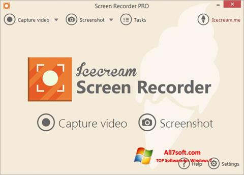 Skærmbillede Icecream Screen Recorder Windows 7