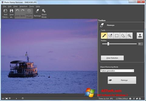 Skærmbillede Photo Stamp Remover Windows 7