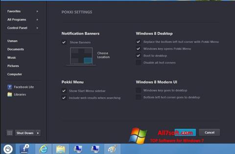 Skærmbillede Pokki Windows 7