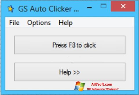 Skærmbillede GS Auto Clicker Windows 7