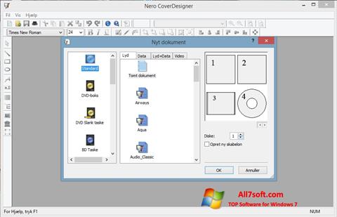 Skærmbillede Nero Cover Designer Windows 7