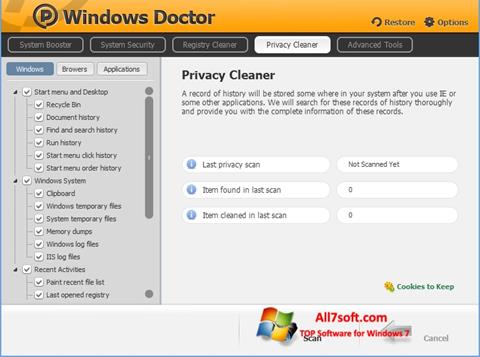 Skærmbillede Windows Doctor Windows 7