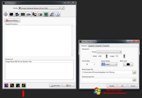 Skærmbillede Dxtory Windows 7
