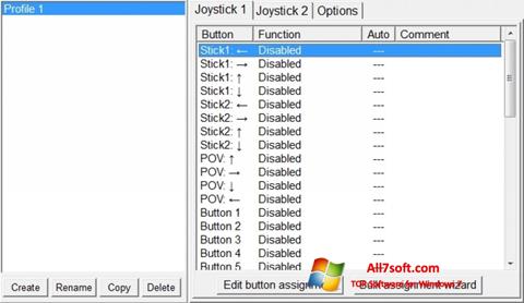 Skærmbillede JoyToKey Windows 7