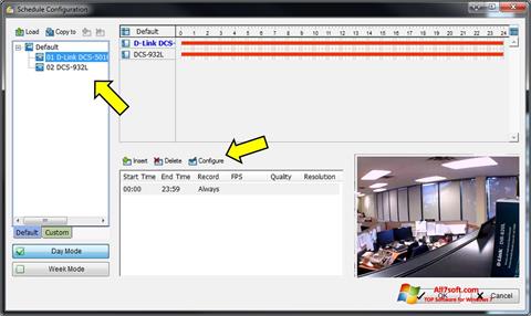 Skærmbillede D-ViewCam Windows 7