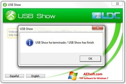 Skærmbillede USB Show Windows 7
