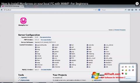 Skærmbillede WampServer Windows 7