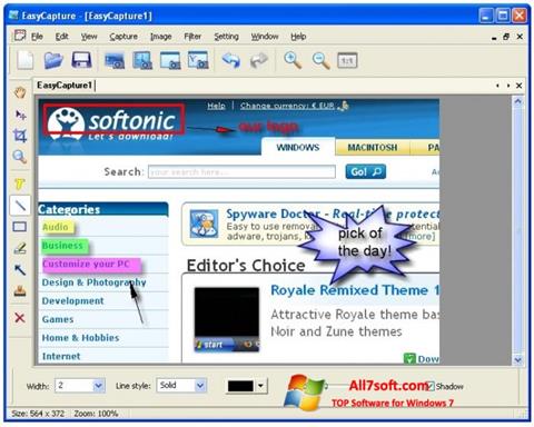 Skærmbillede EasyCapture Windows 7