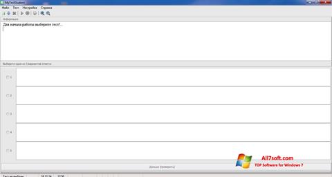 Skærmbillede MyTestStudent Windows 7