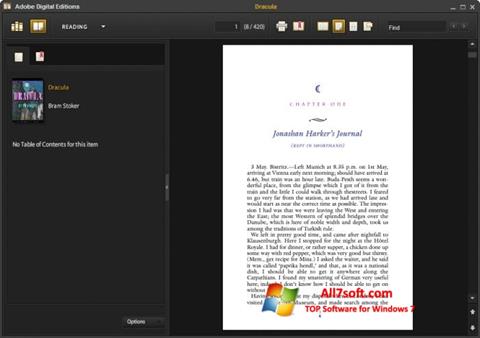 Skærmbillede Adobe Digital Editions Windows 7