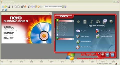 Skærmbillede Nero Burning ROM Windows 7