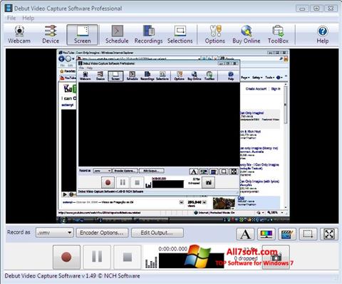 Skærmbillede Debut Video Capture Windows 7