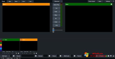 Skærmbillede vMix Windows 7