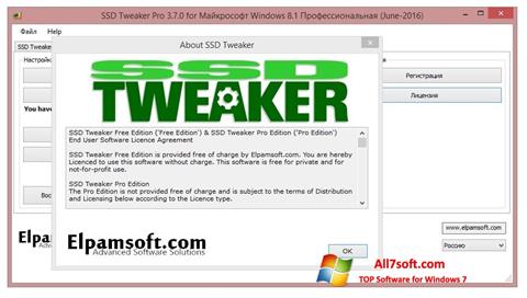 Skærmbillede SSD Tweaker Windows 7
