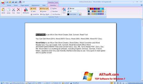Skærmbillede DocX Reader Windows 7