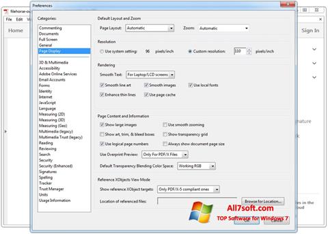 Skærmbillede Adobe Acrobat Windows 7