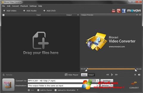 Skærmbillede Movavi Video Converter Windows 7