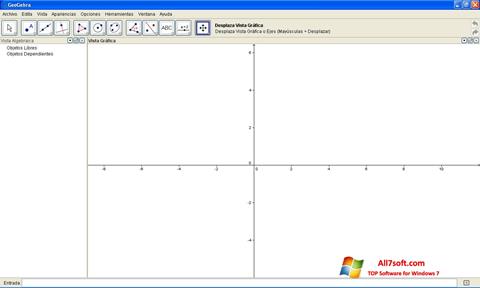 Skærmbillede GeoGebra Windows 7