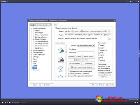 Skærmbillede Daum PotPlayer Windows 7