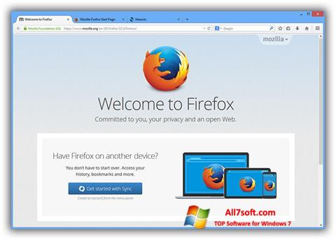 Skærmbillede Mozilla Firefox Offline Installer Windows 7