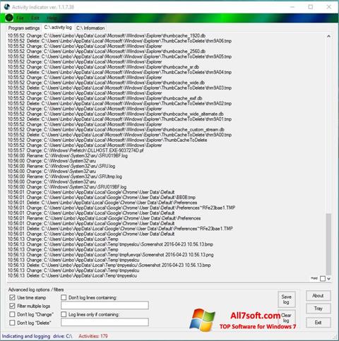 Skærmbillede Drive Space Indicator Windows 7