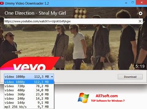 Skærmbillede Ummy Video Downloader Windows 7