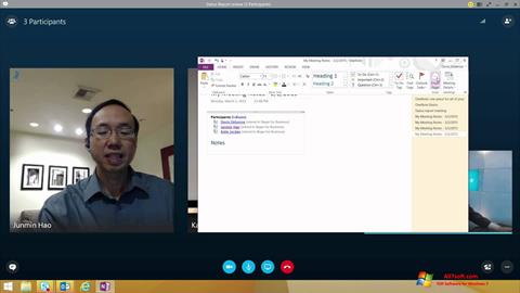 Skærmbillede Skype for Business Windows 7
