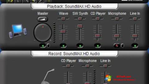 Skærmbillede SoundMAX Windows 7