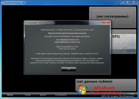 Skærmbillede FastPictureViewer Windows 7