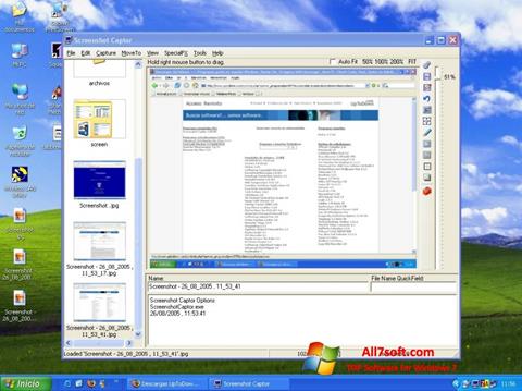 Skærmbillede Screenshot Captor Windows 7