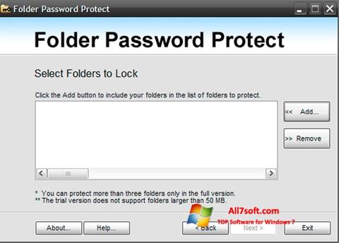 Skærmbillede Password Protect USB Windows 7