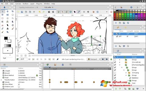 Skærmbillede Synfig Studio Windows 7
